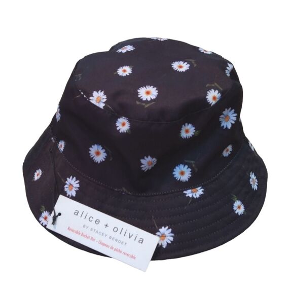 NWT 𝅺ALICE + Olivia Reversible Bucket Hat - Picture 3 of 8
